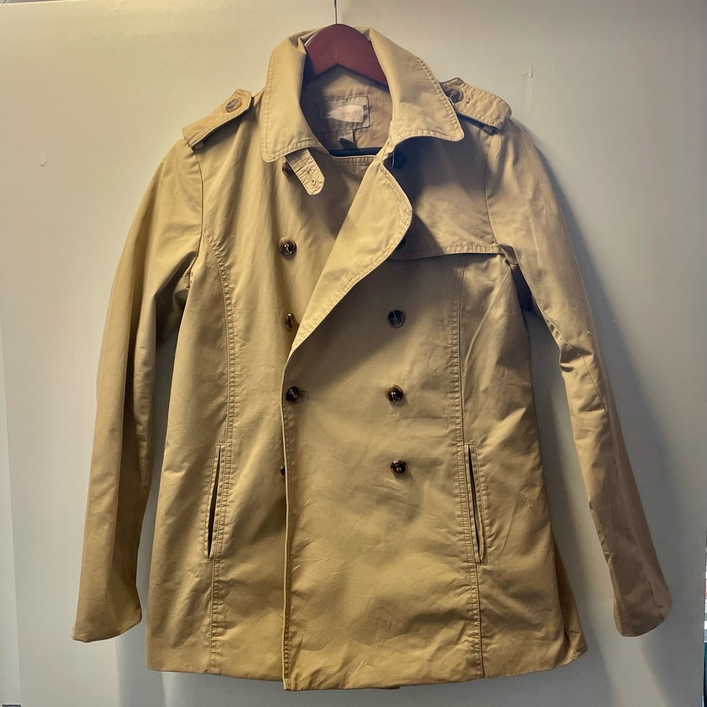 Forever 21 Pleated Double Breasted Jacket